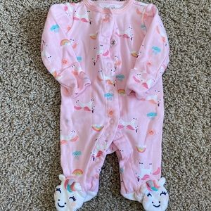 Carters Unicorn Footie Pajamas